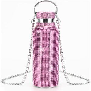 Bling Diamond Thermal Bottle Glitter Stainless Steel Therma Refillable